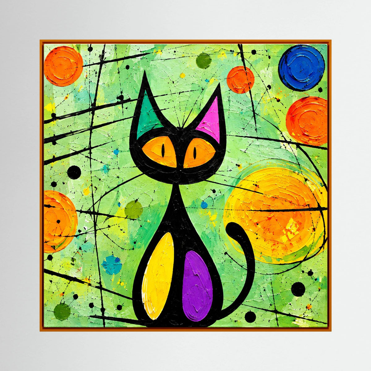 Smitten Kitten Canvas Wall Art