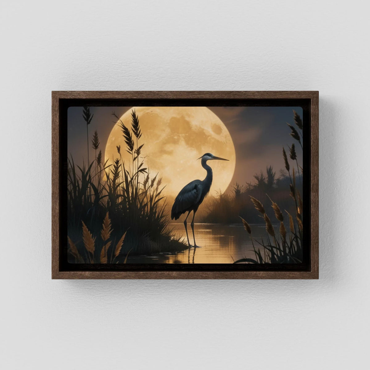 Heron In Wetlands