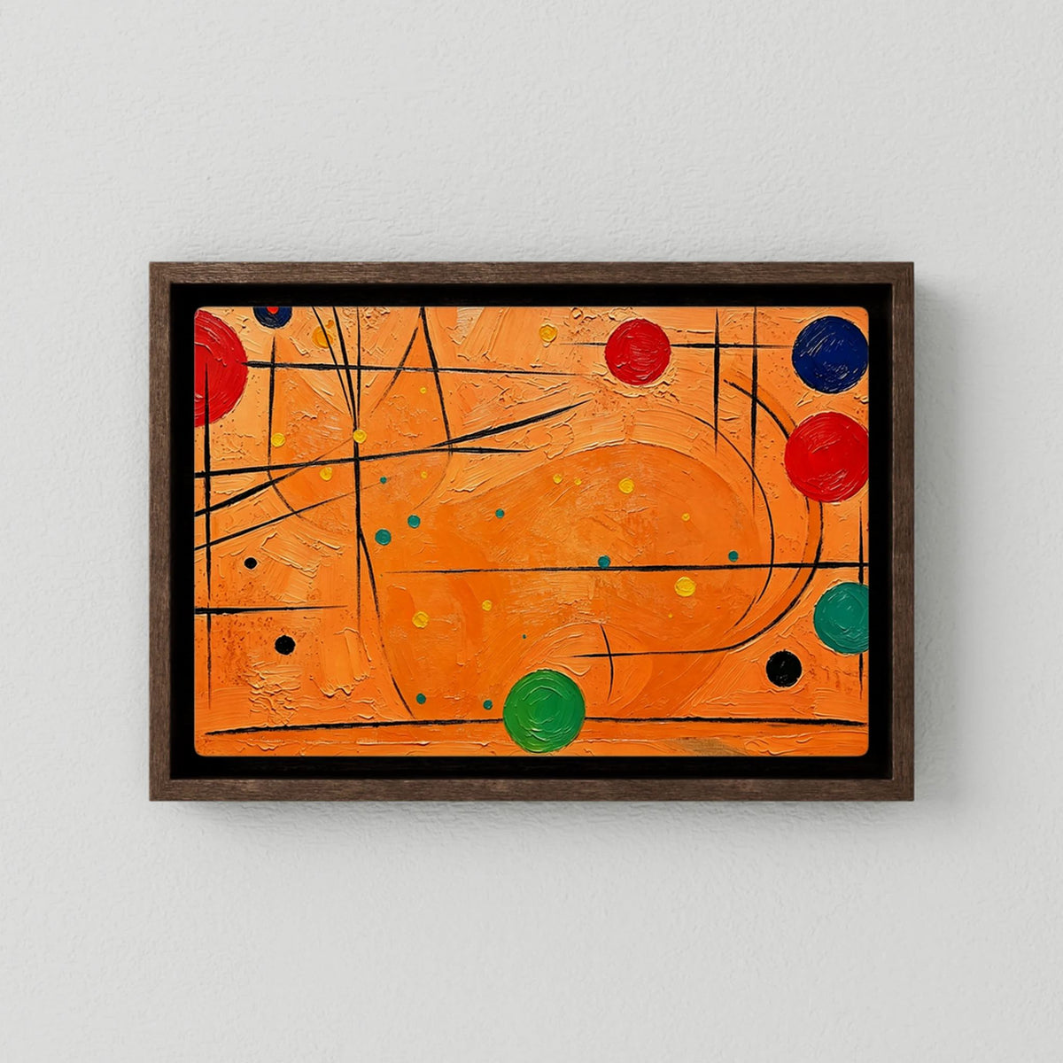 Orange Cat Canvas Art