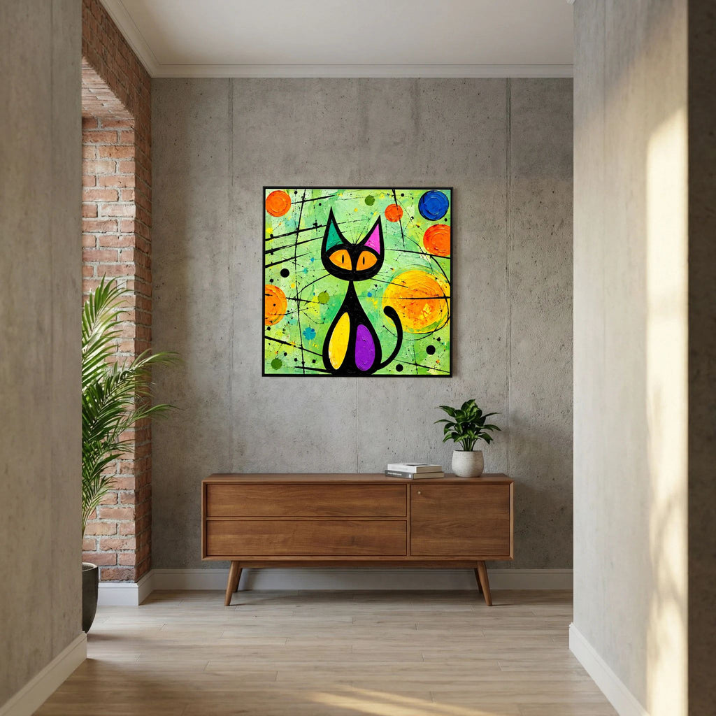 Smitten Kitten Canvas Wall Art