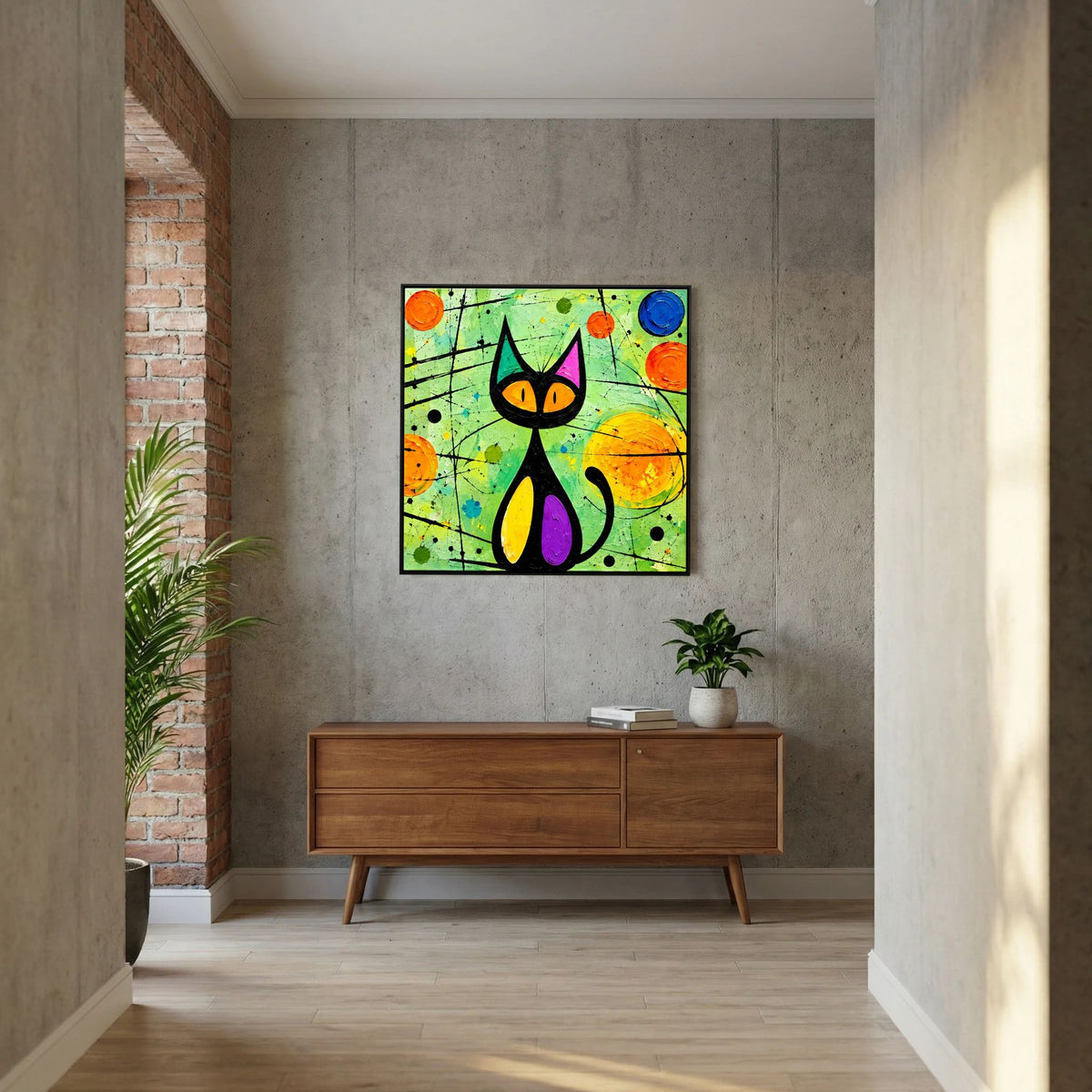 Smitten Kitten Canvas Wall Art