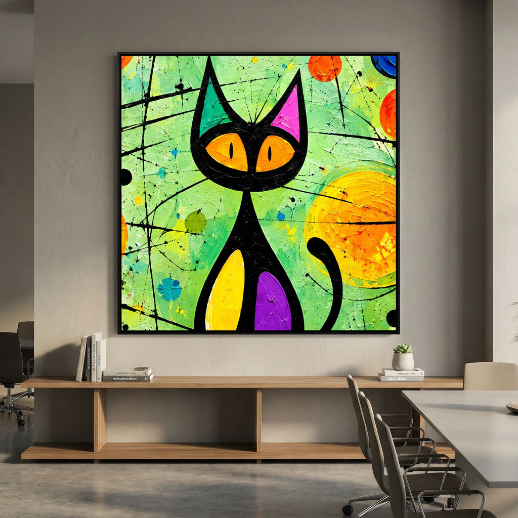 Smitten Kitten Canvas Wall Art