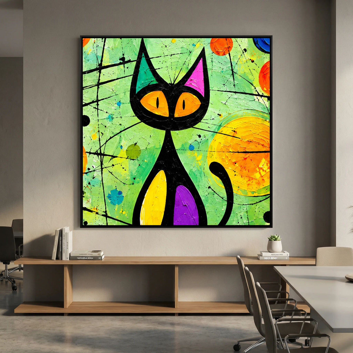 Smitten Kitten Canvas Wall Art