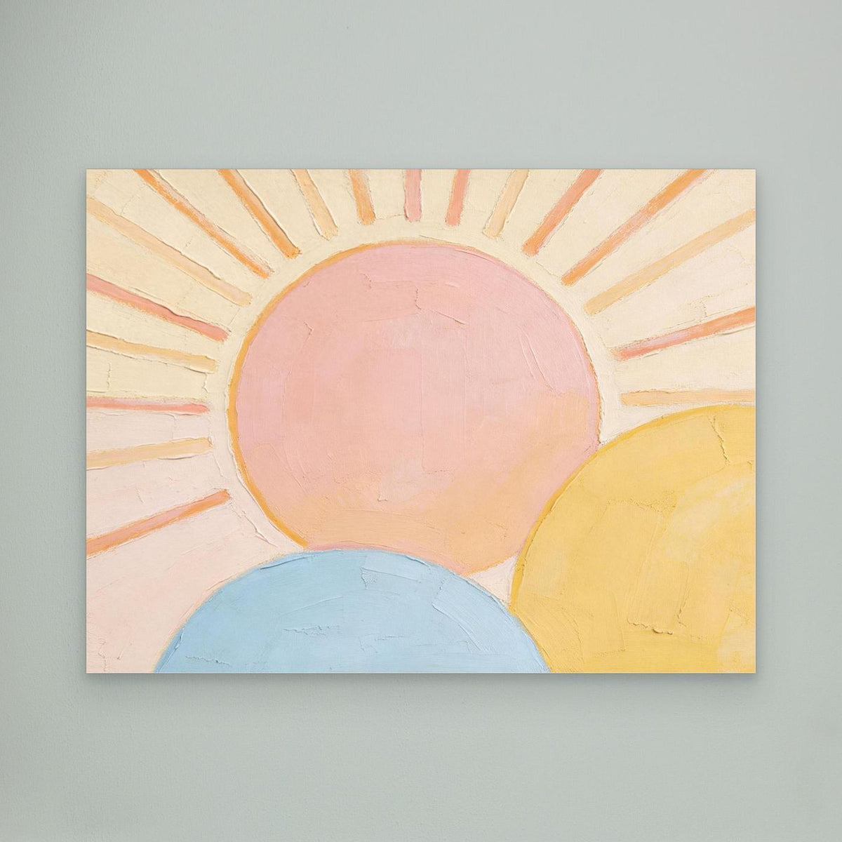 Triple Horizon Wall Canvas Art