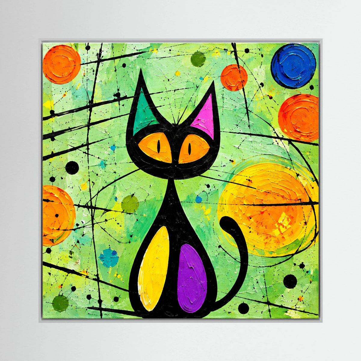 Smitten Kitten Canvas Wall Art