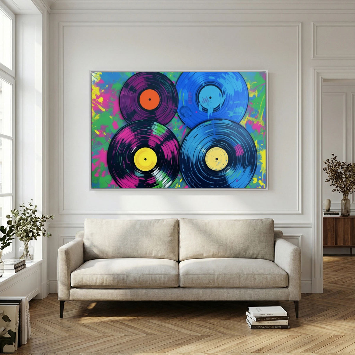 Vinyl Abstract Art