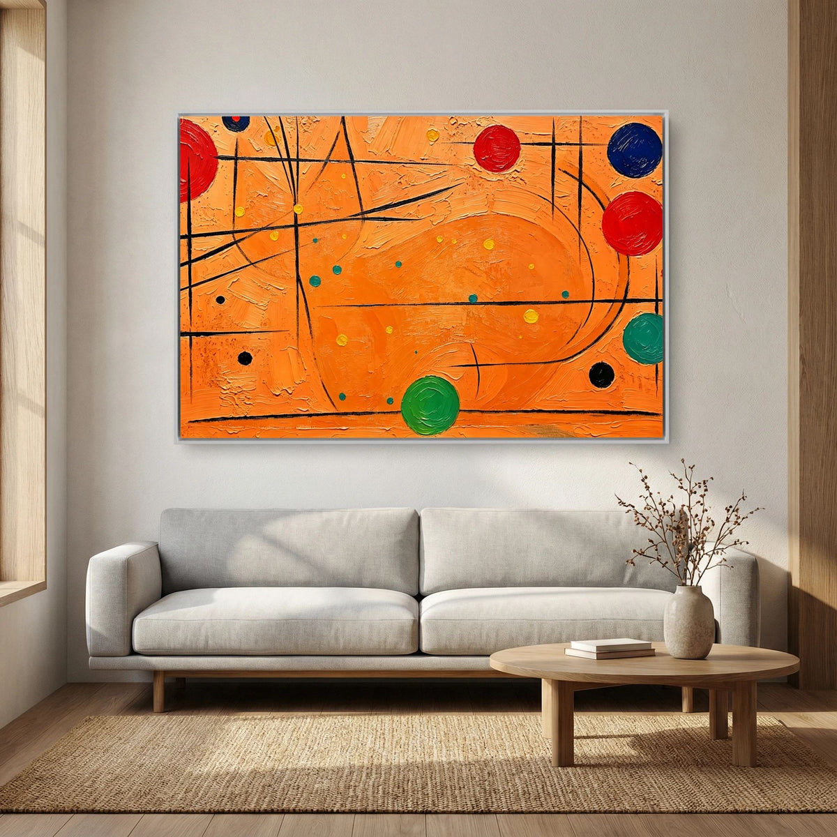 Orange Cat Canvas Art