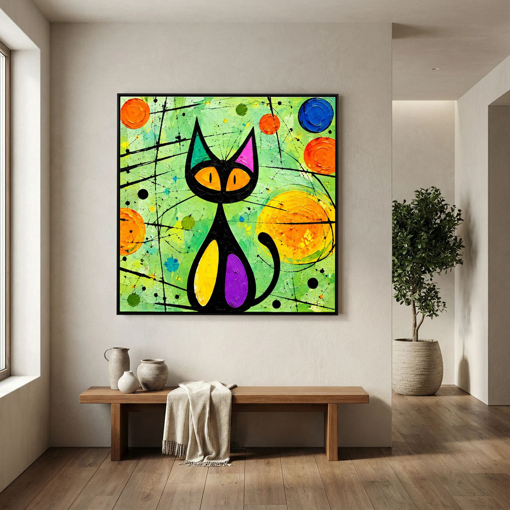 Smitten Kitten Canvas Wall Art