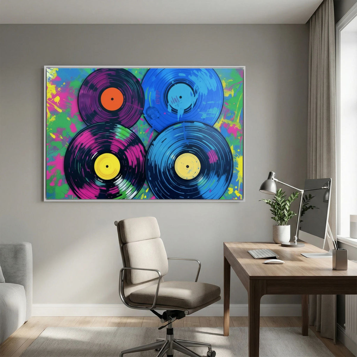 Vinyl Abstract Art