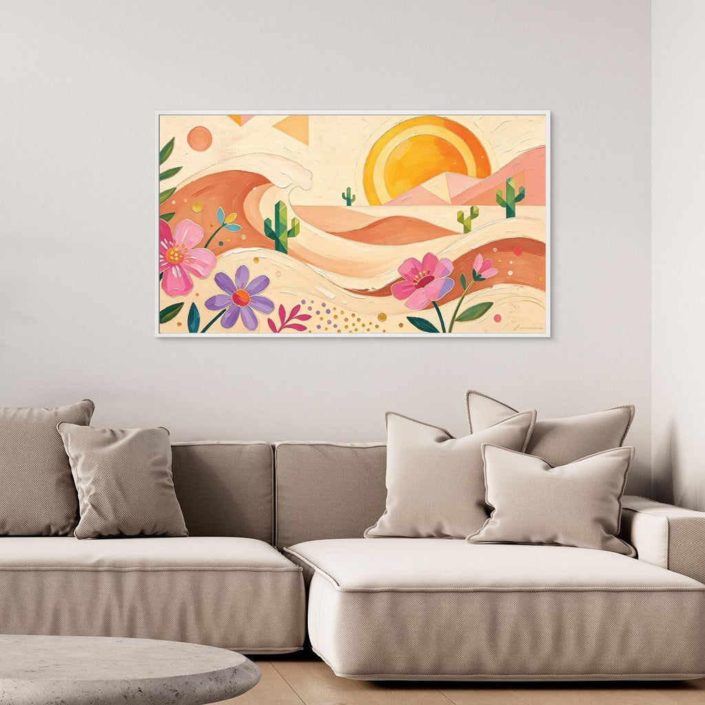 Bohemian Desert Sunset Canvas