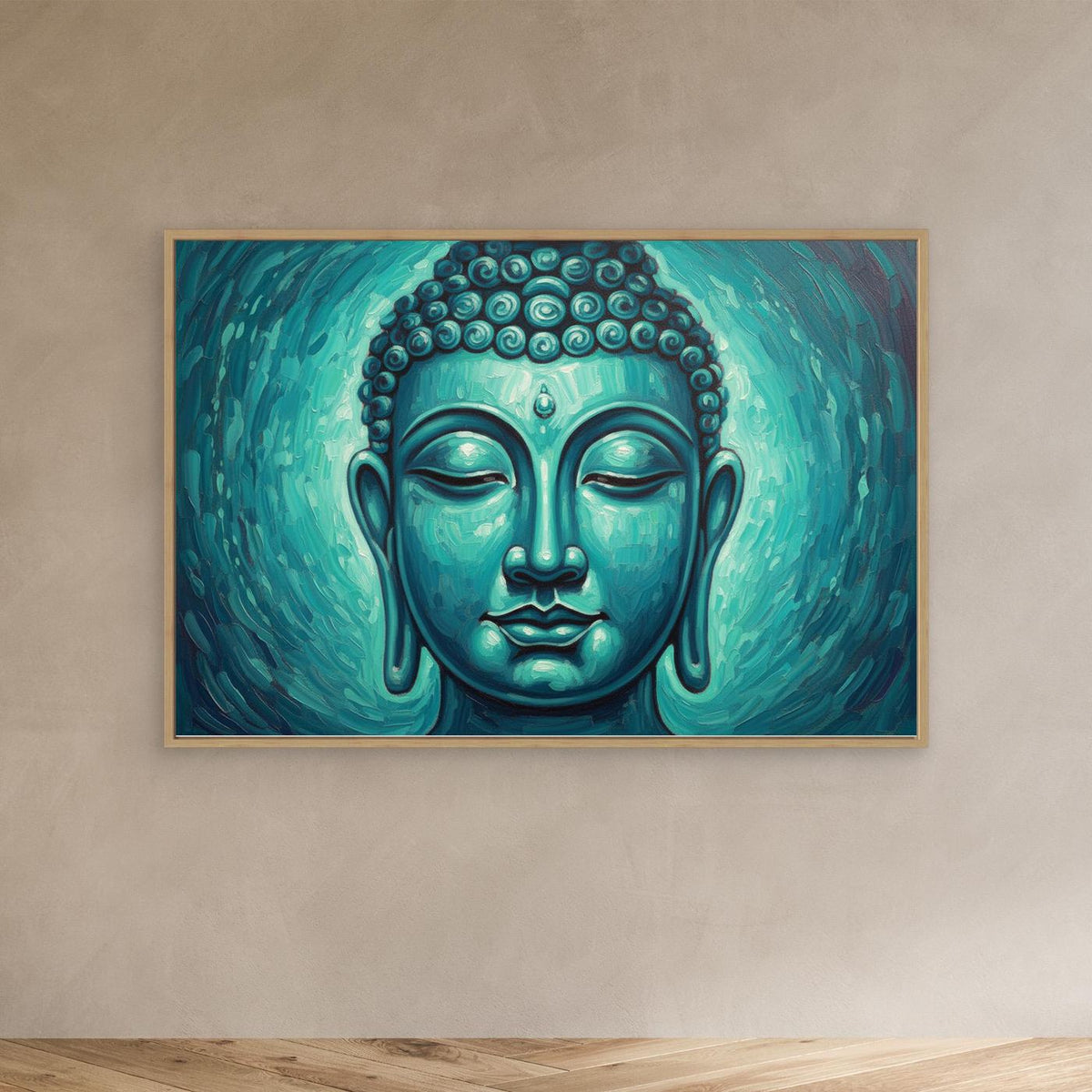 The Green Sage Canvas Wall Art - quirkyprintboutique.com