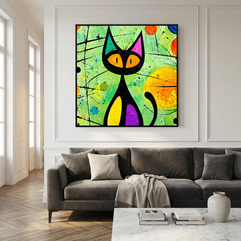 Smitten Kitten Canvas Wall Art
