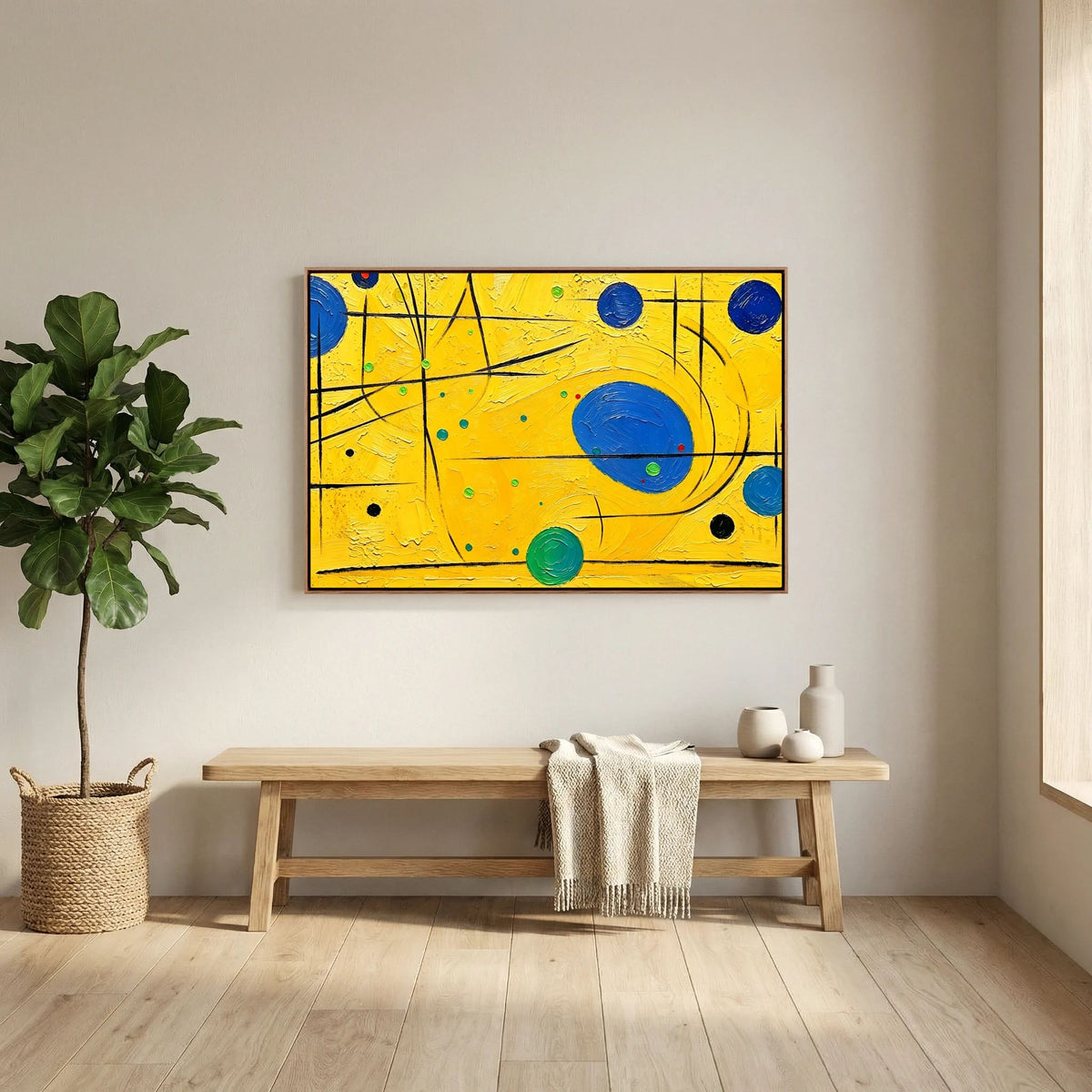 Yellow Cat Canvas Art