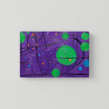 Purple Cat Canvas Art