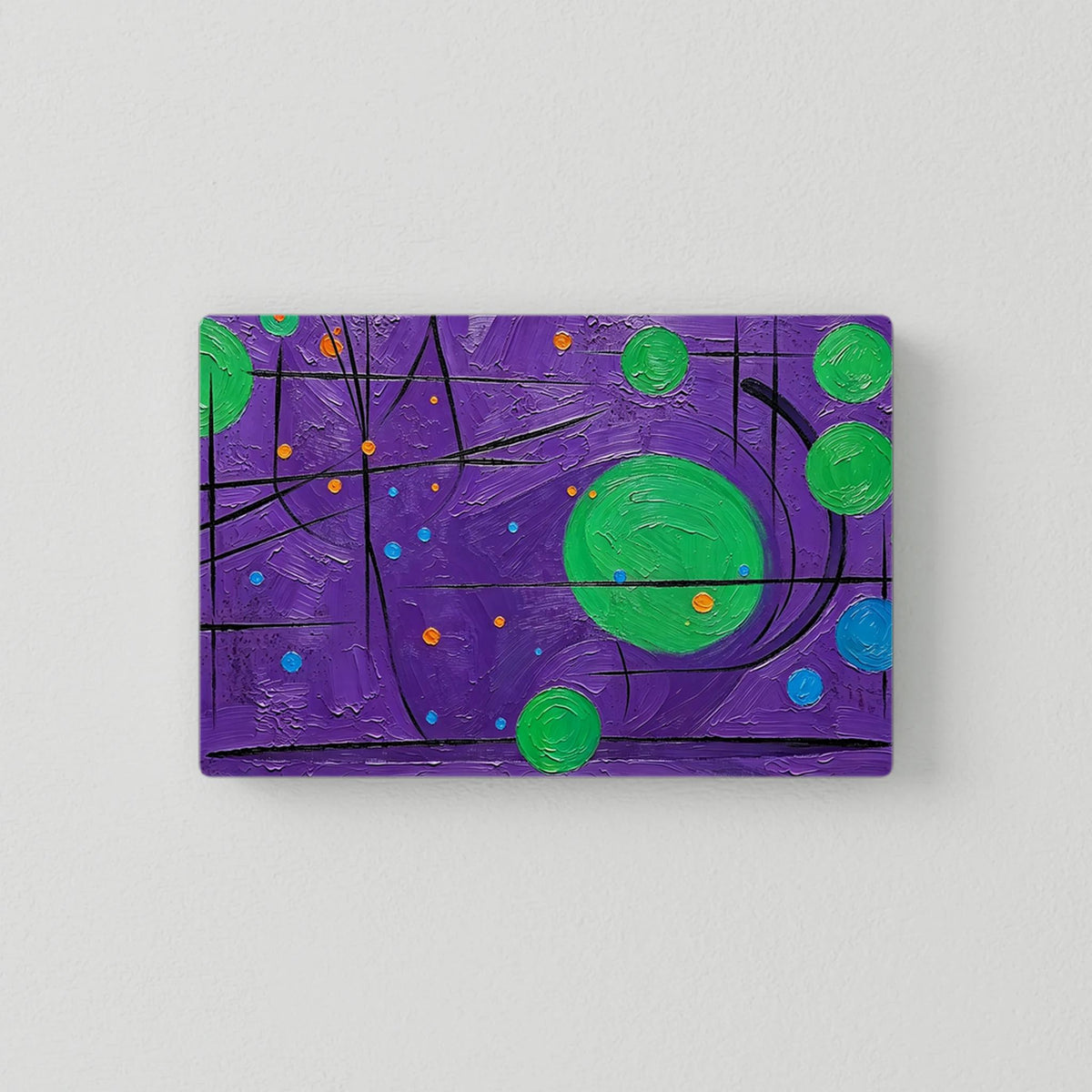Purple Cat Canvas Art