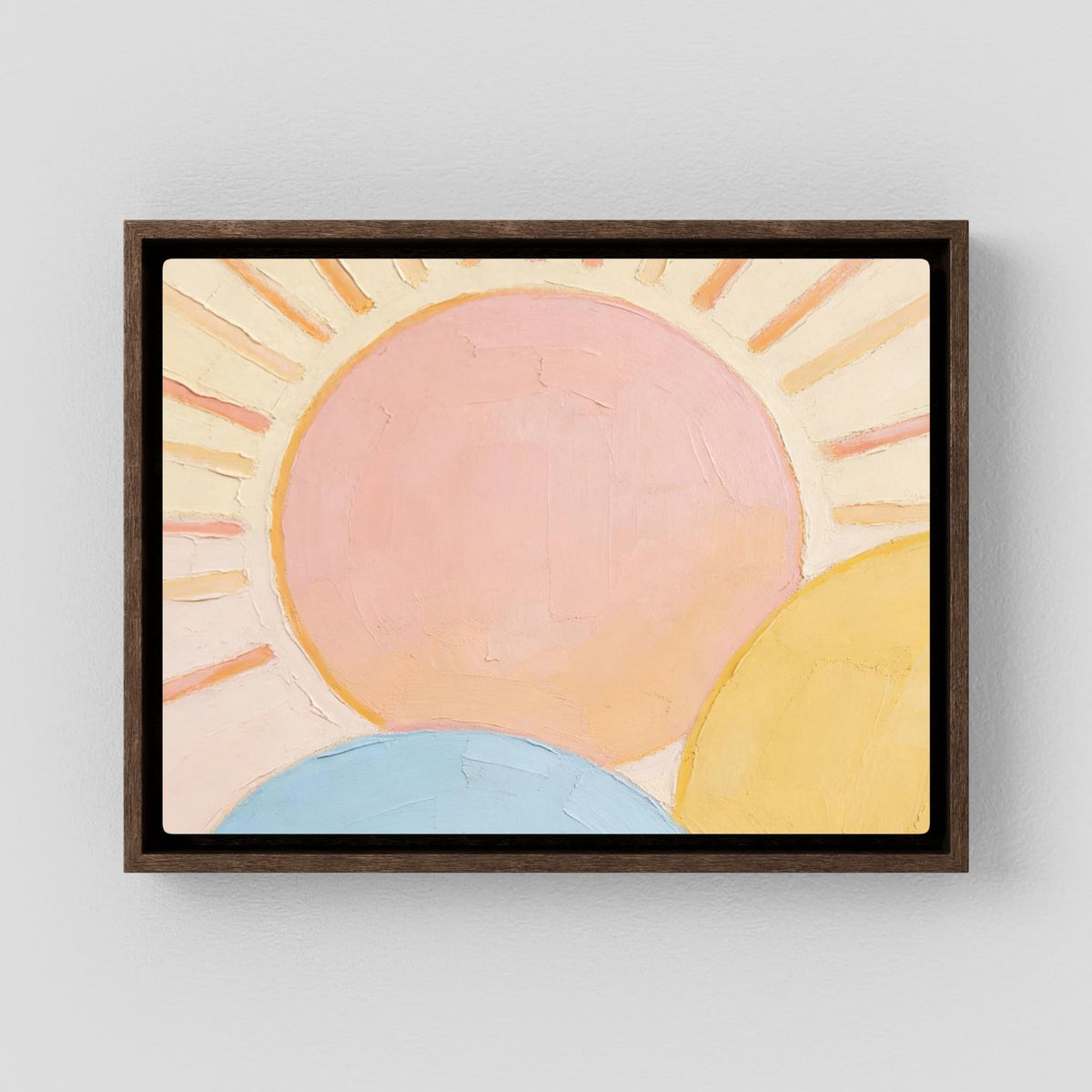 Triple Horizon Wall Canvas Art
