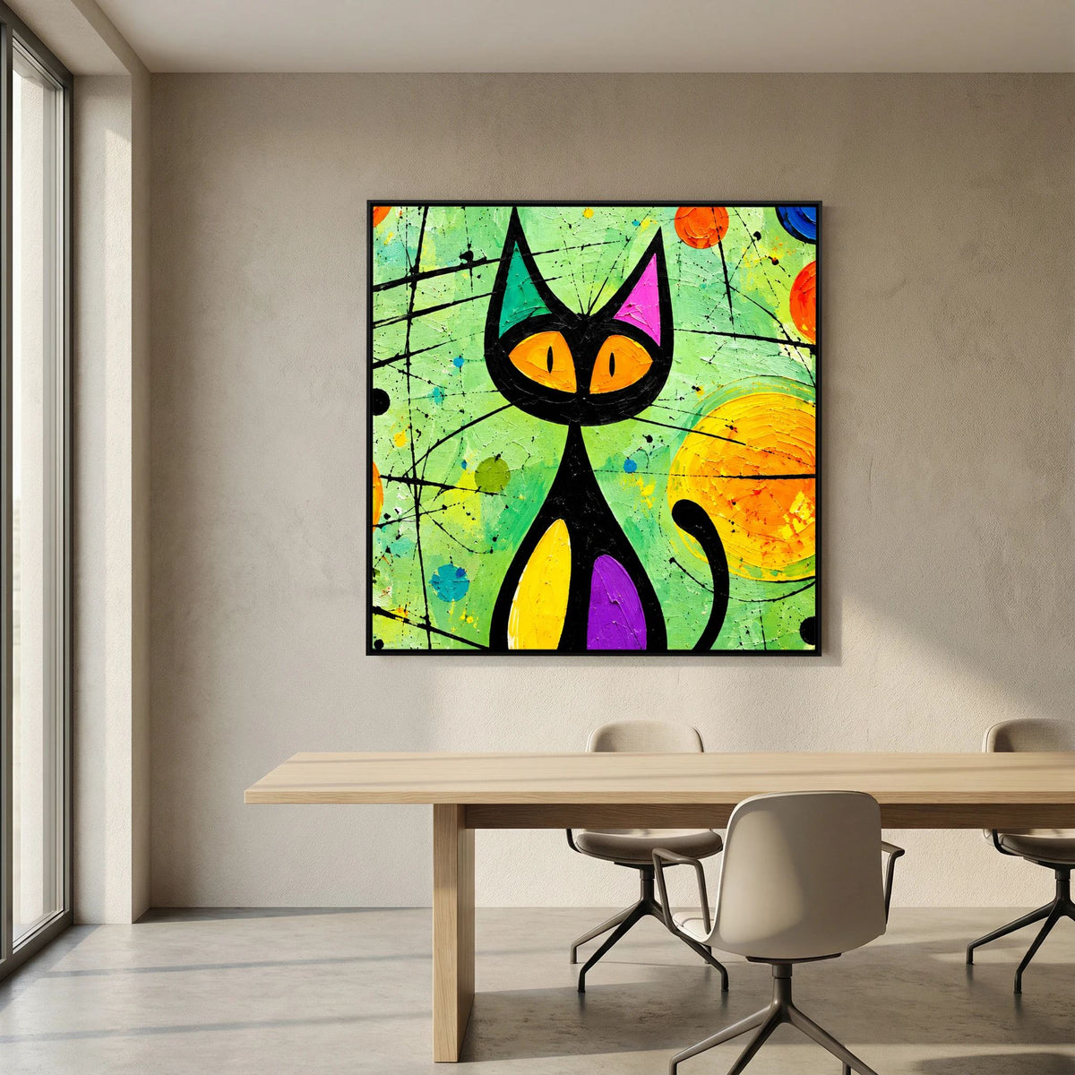 Smitten Kitten Canvas Wall Art