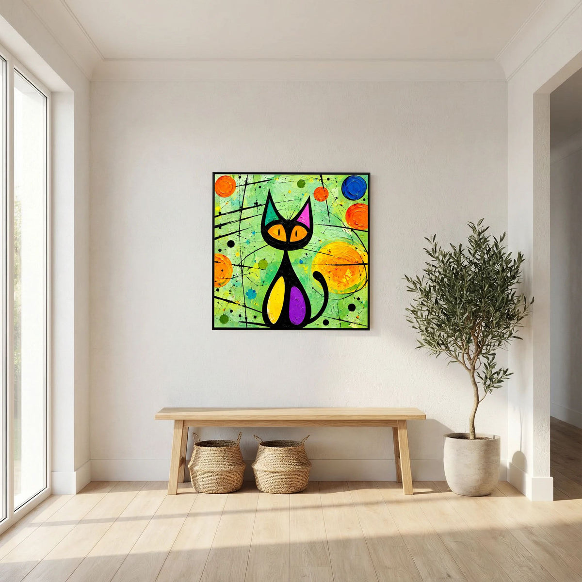 Smitten Kitten Canvas Wall Art
