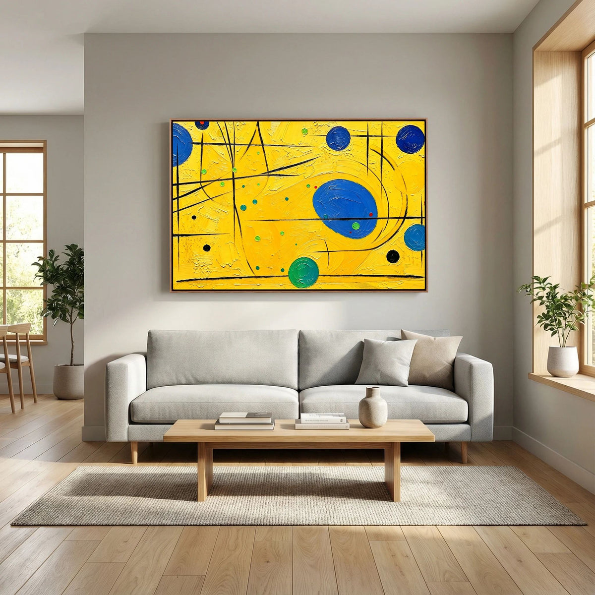 Yellow Cat Canvas Art
