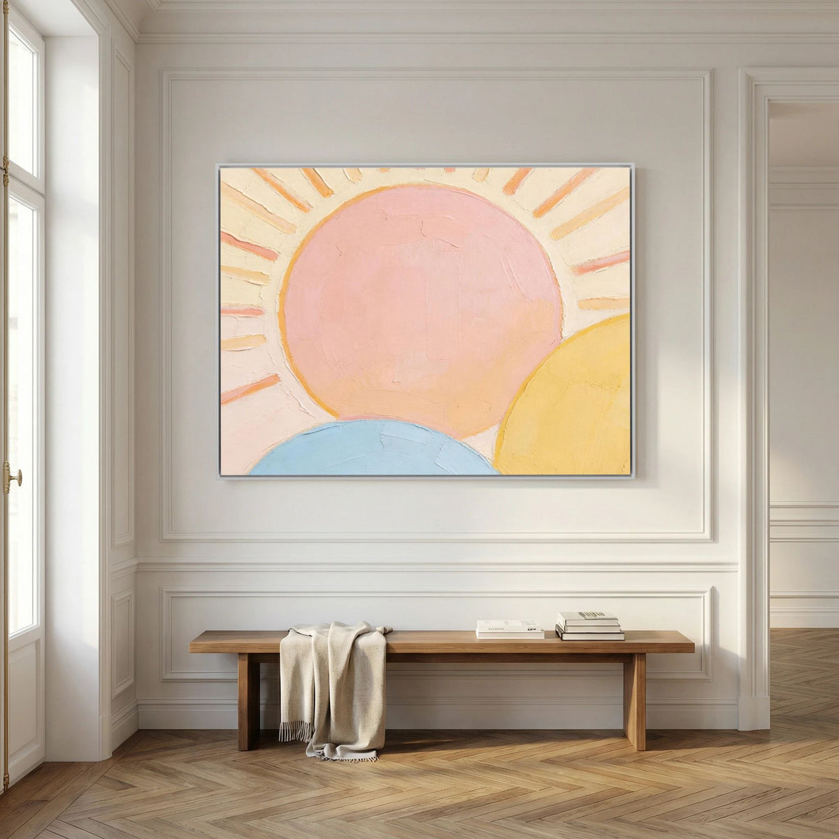 Triple Horizon Wall Canvas Art