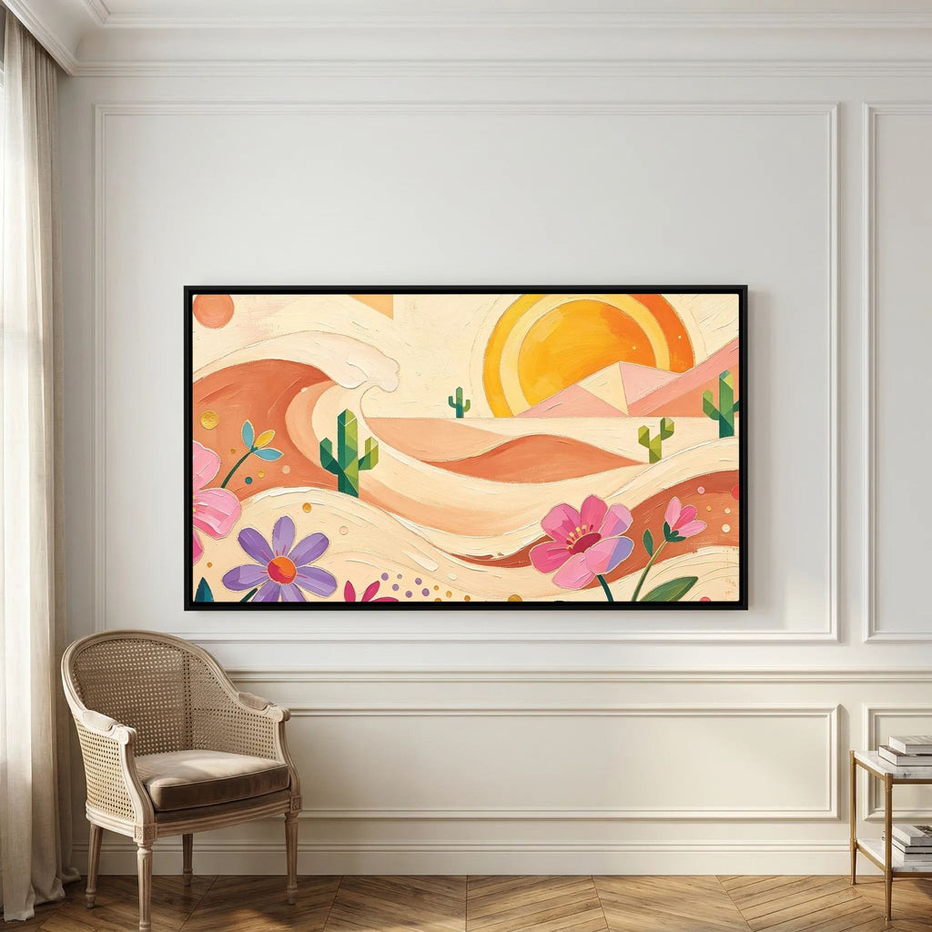 Bohemian Desert Sunset Canvas
