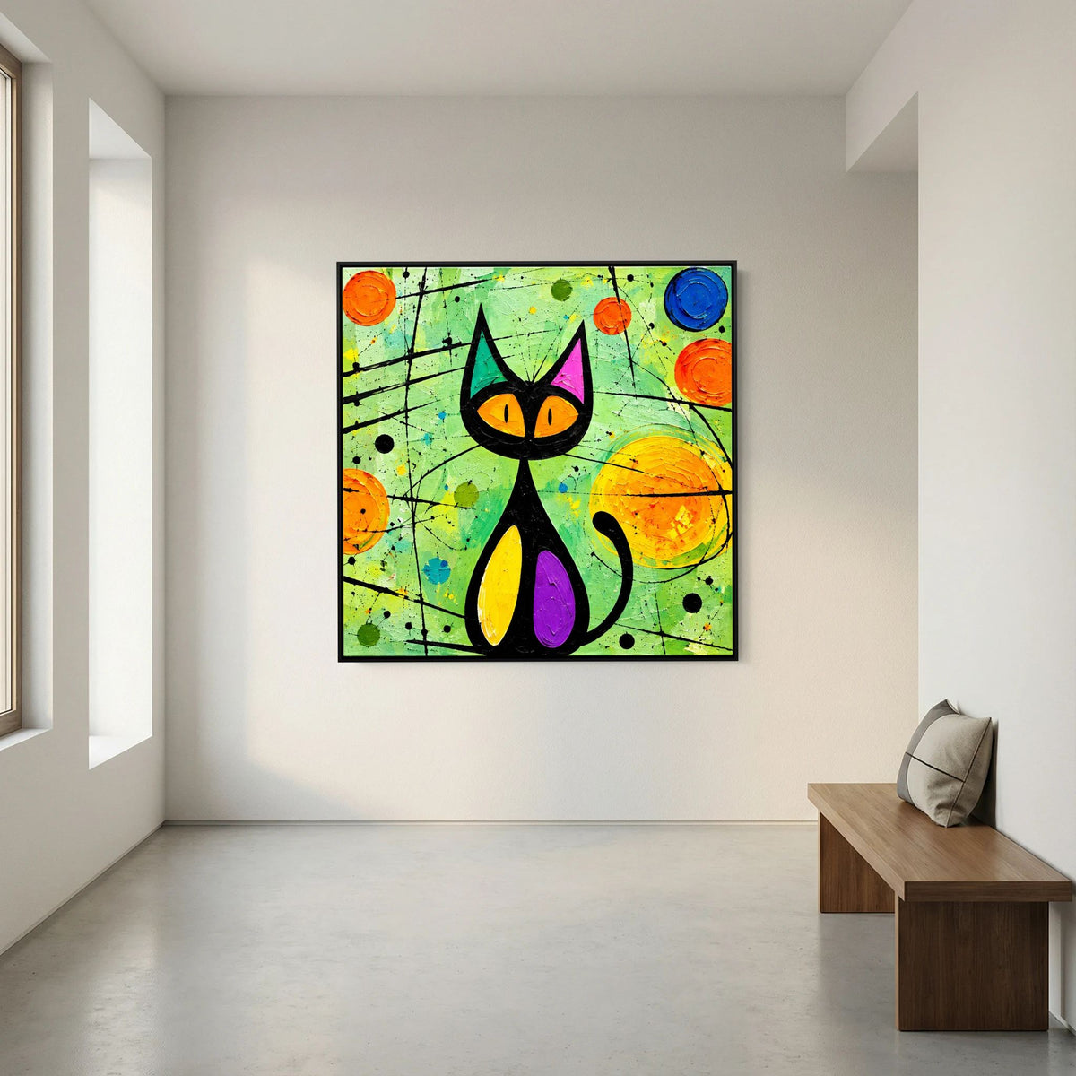Smitten Kitten Canvas Wall Art