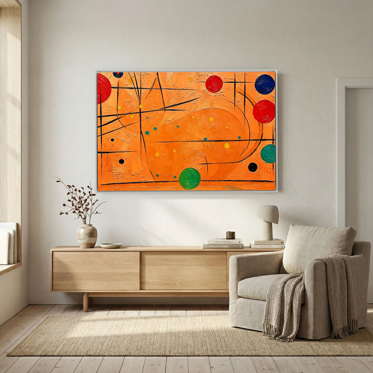 Orange Cat Canvas Art