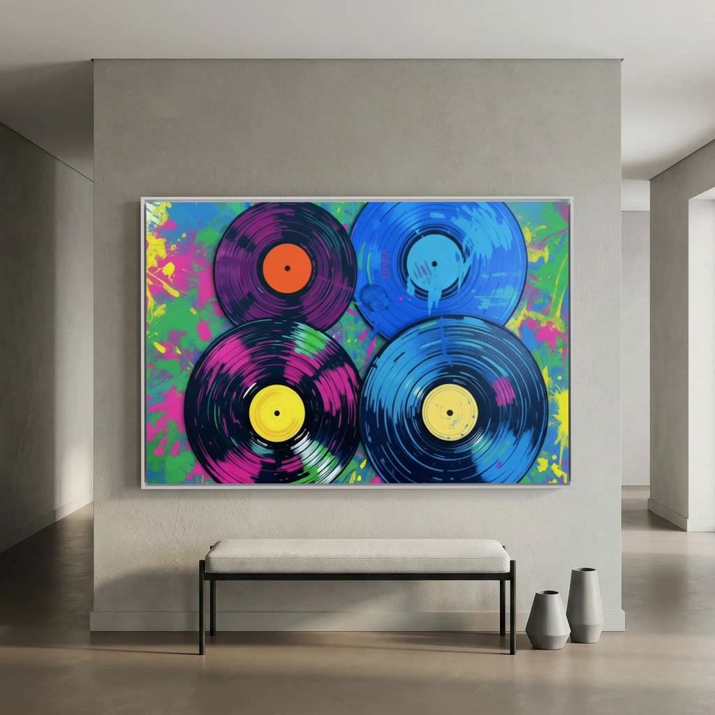 Vinyl Abstract Art