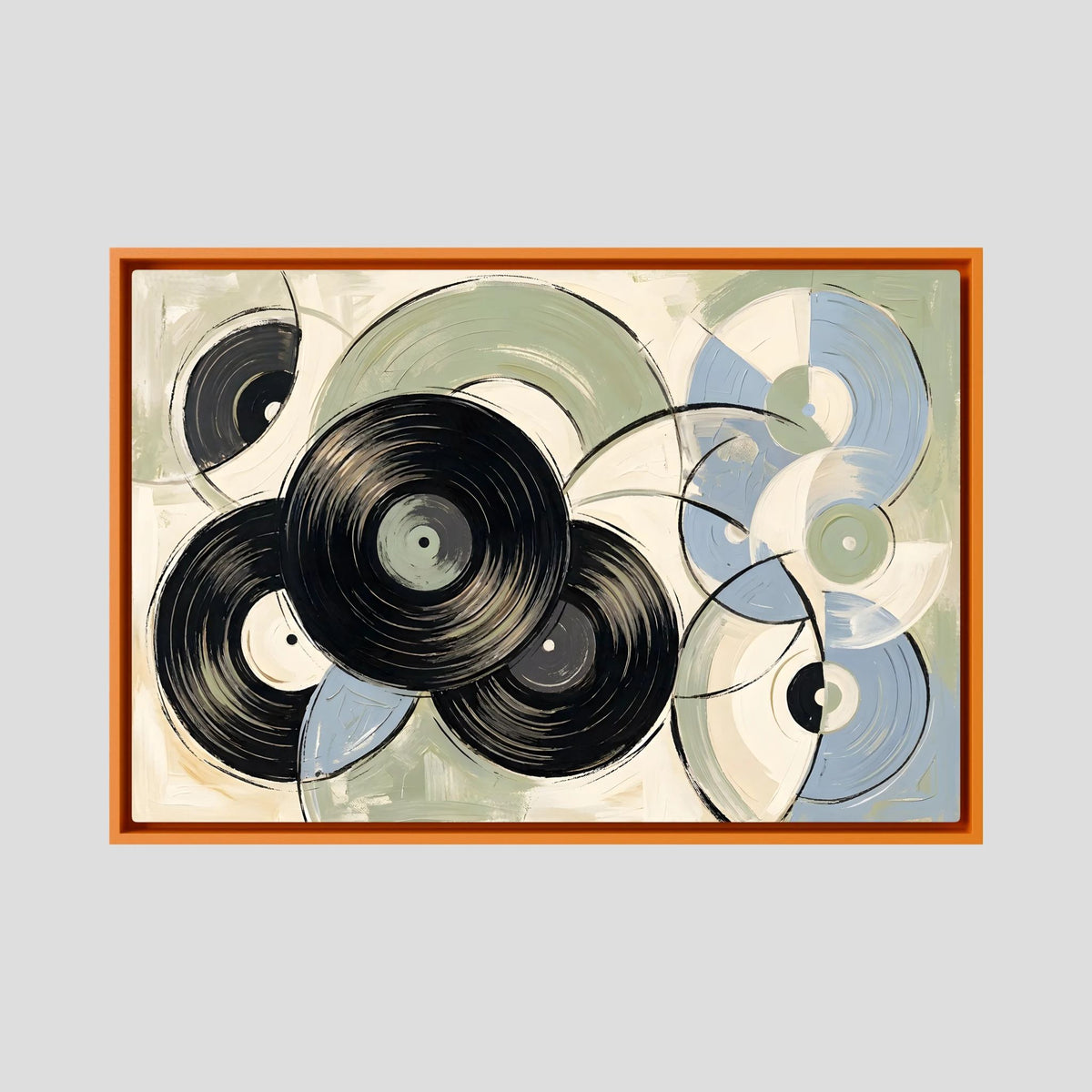 Vinyl Purest blue sage Canvas wall art