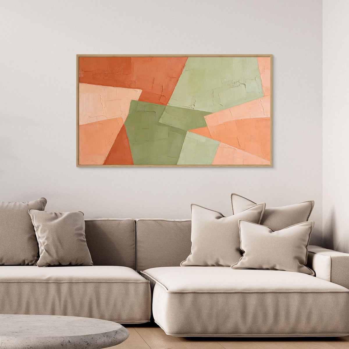 Interwoven Horizons Canvas Wall Art