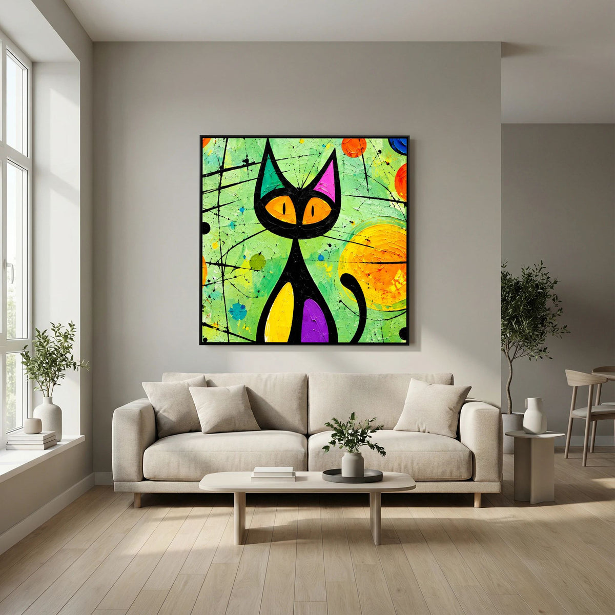 Smitten Kitten Canvas Wall Art