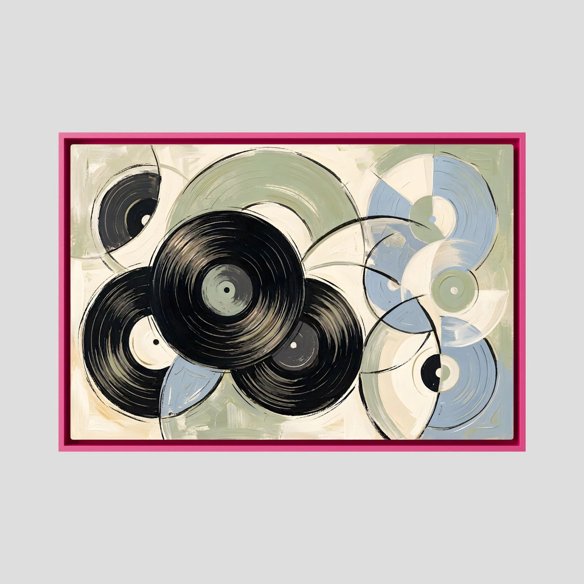 Vinyl Purest blue sage Canvas wall art