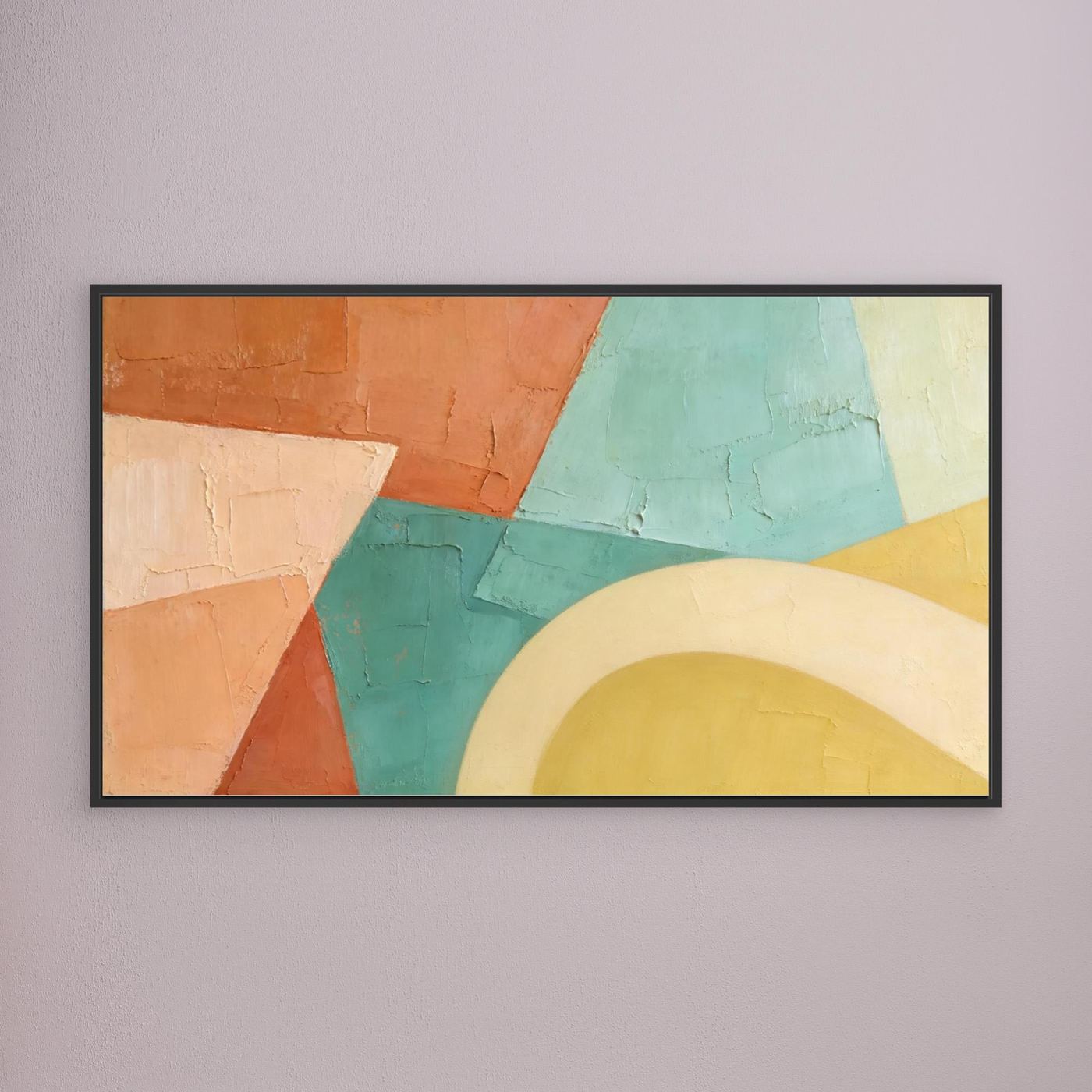 Sediment Layers Wall Canvas 