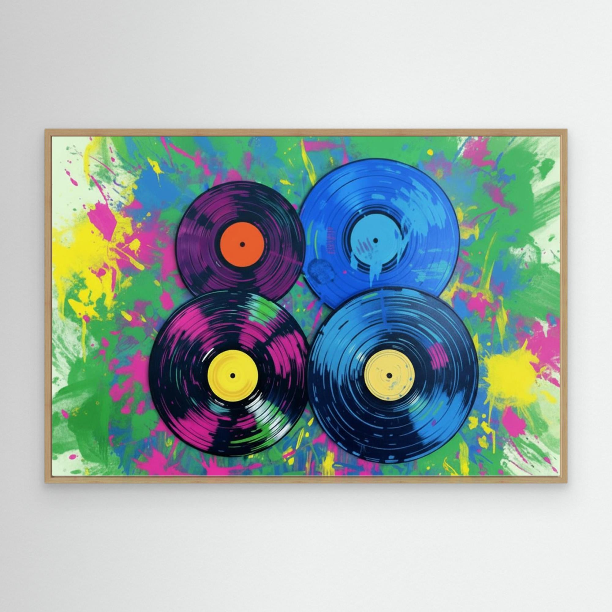 Vinyl Abstract Art