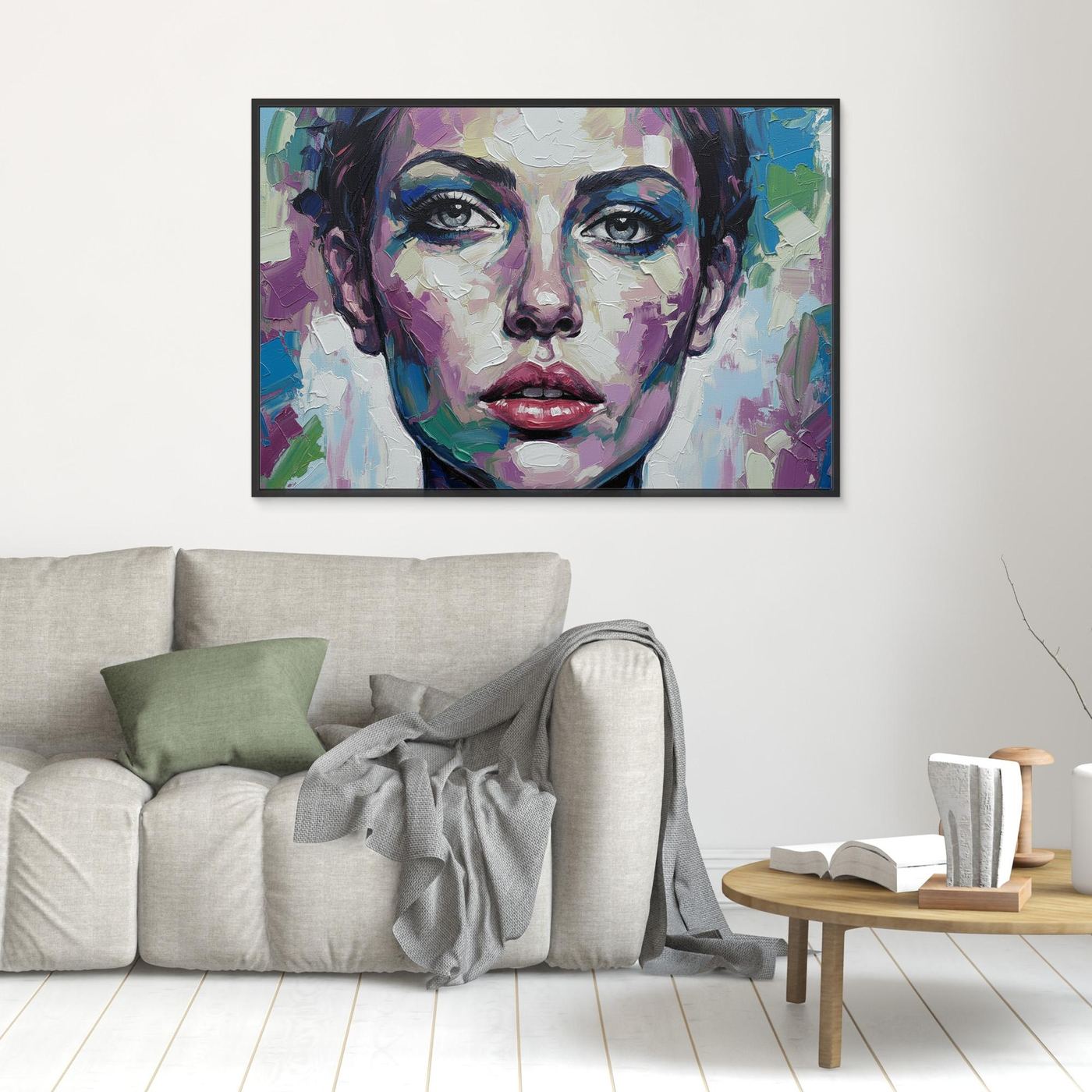  Chromatic Gaze Wall Canvas
