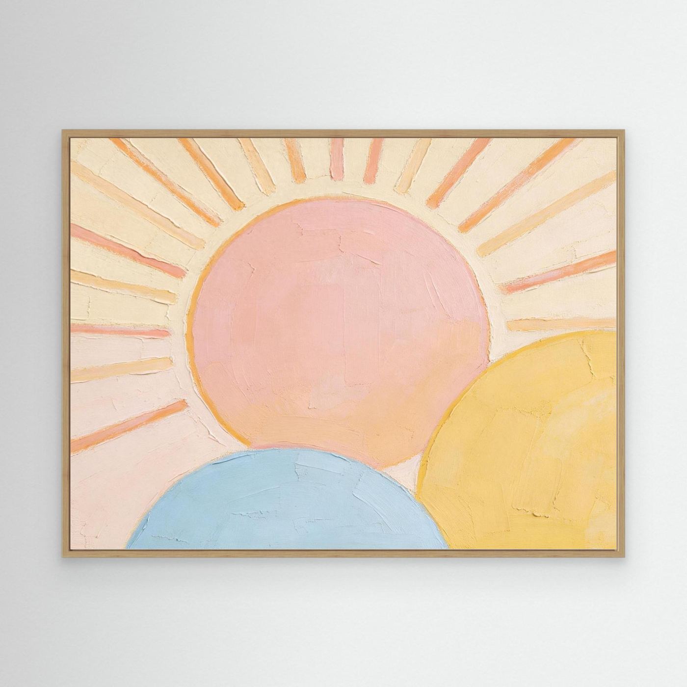 Triple Horizon Wall Canvas Art