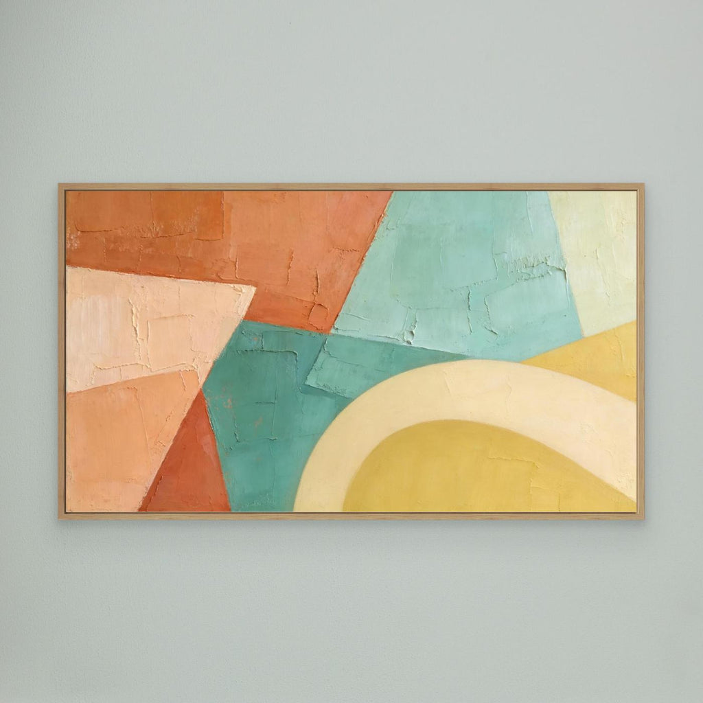 Sediment Layers Wall Canvas 
