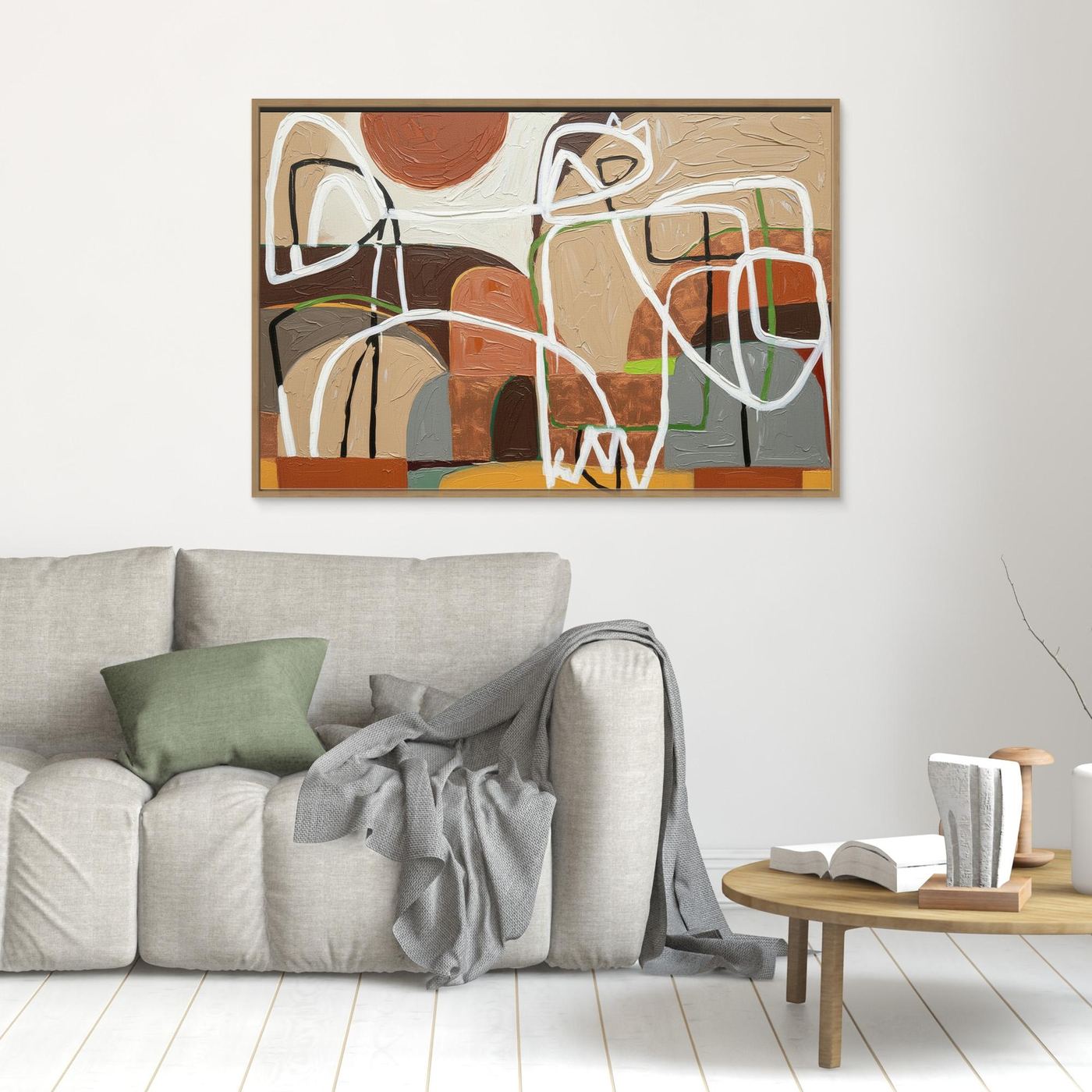 Enlightened Village Wall Canvas