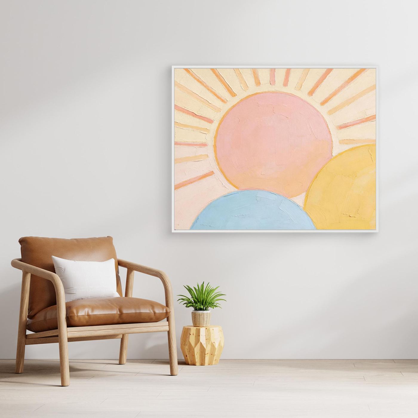 Triple Horizon Wall Canvas Art
