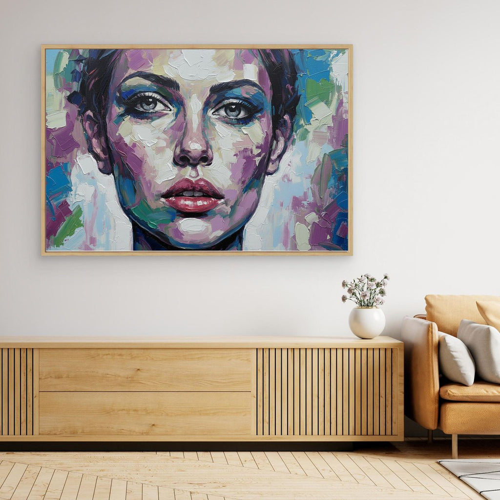  Chromatic Gaze Wall Canvas