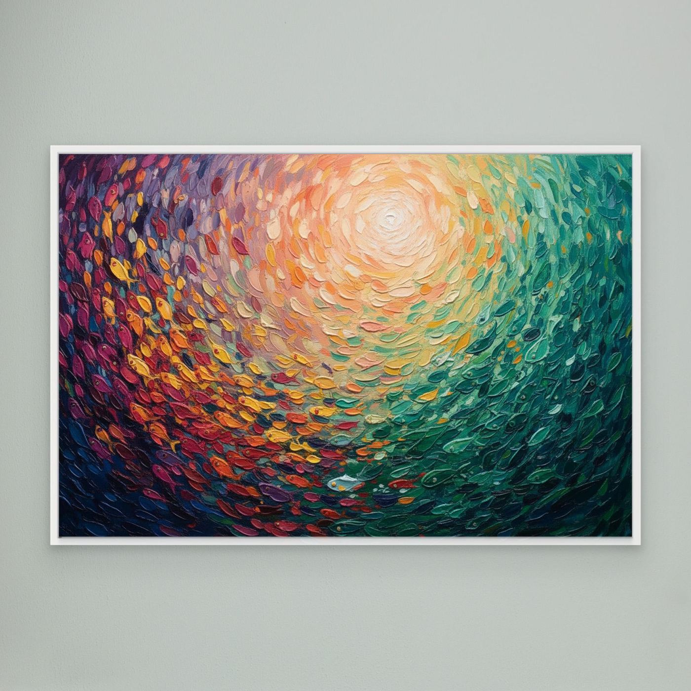 Celestial Gavering Wall Canvas