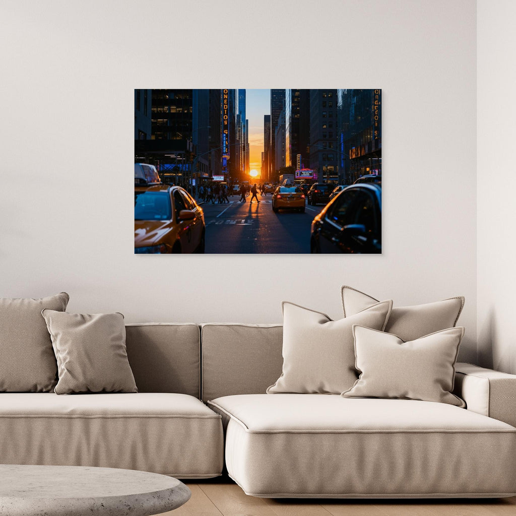 City Sunset Downtown