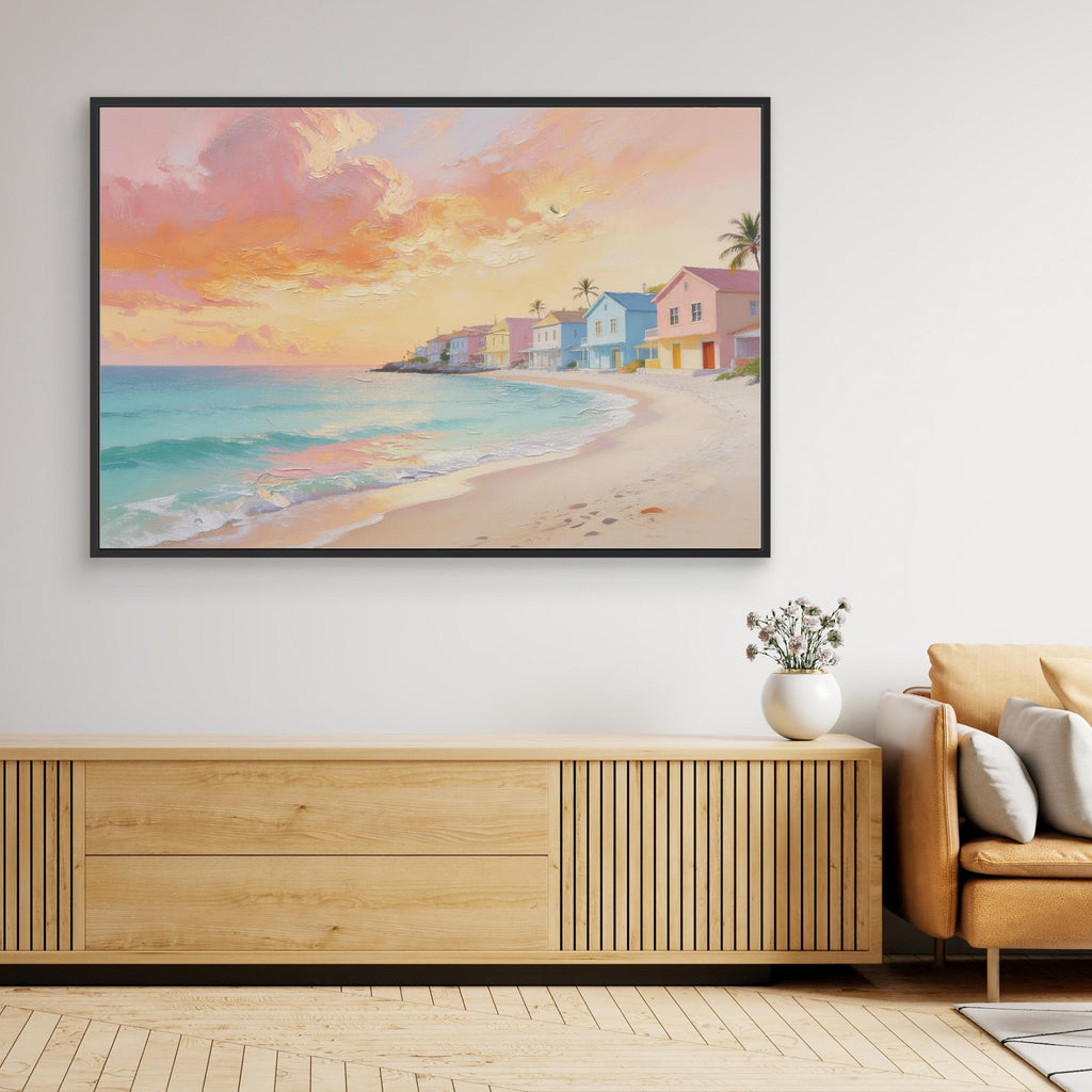 Peach Sunset Beach