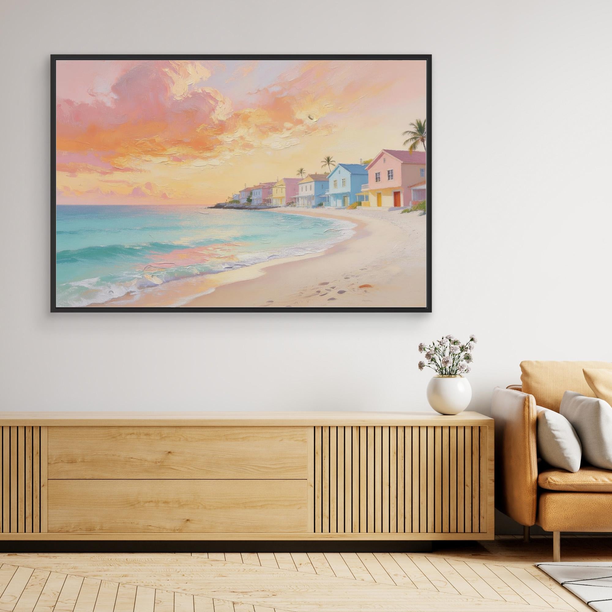 Peach Sunset Beach