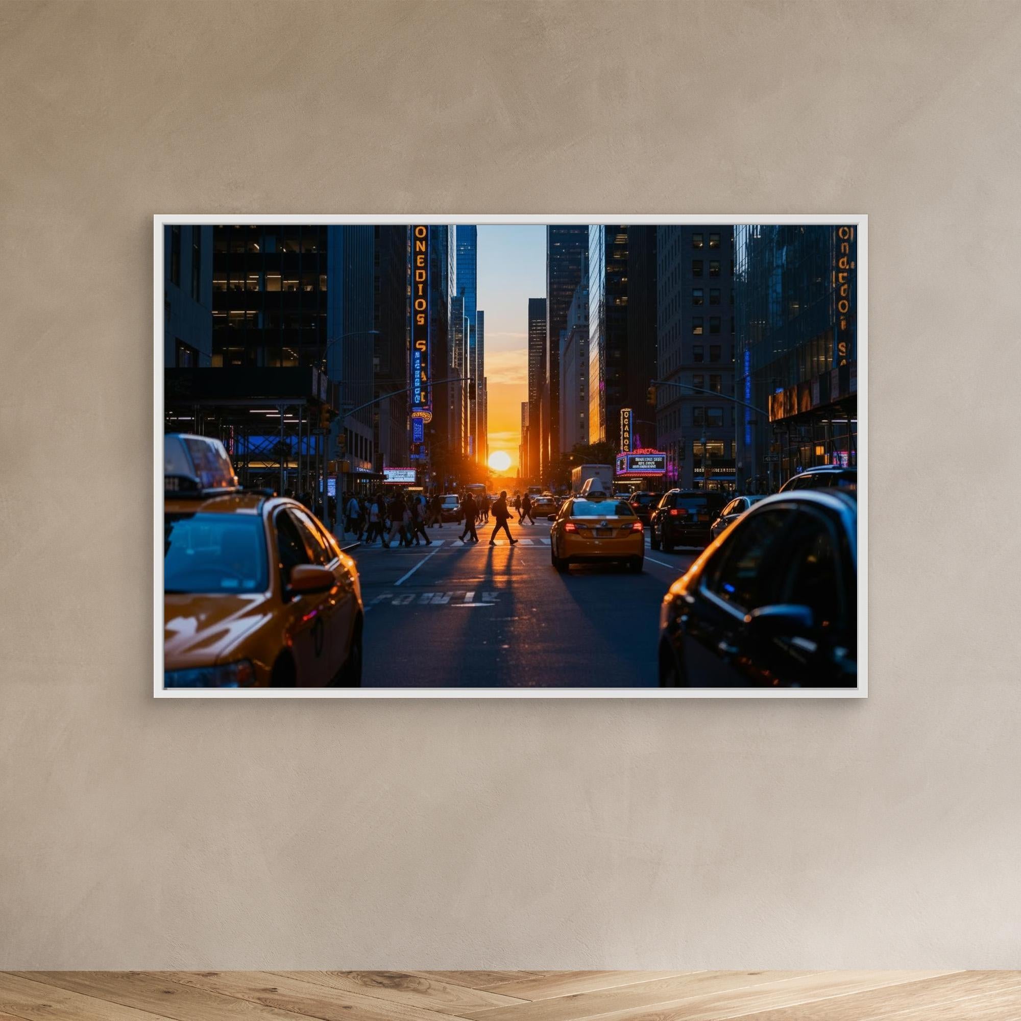 City Sunset Downtown