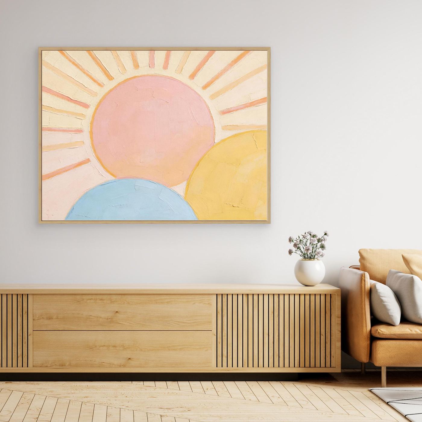 Triple Horizon Wall Canvas Art
