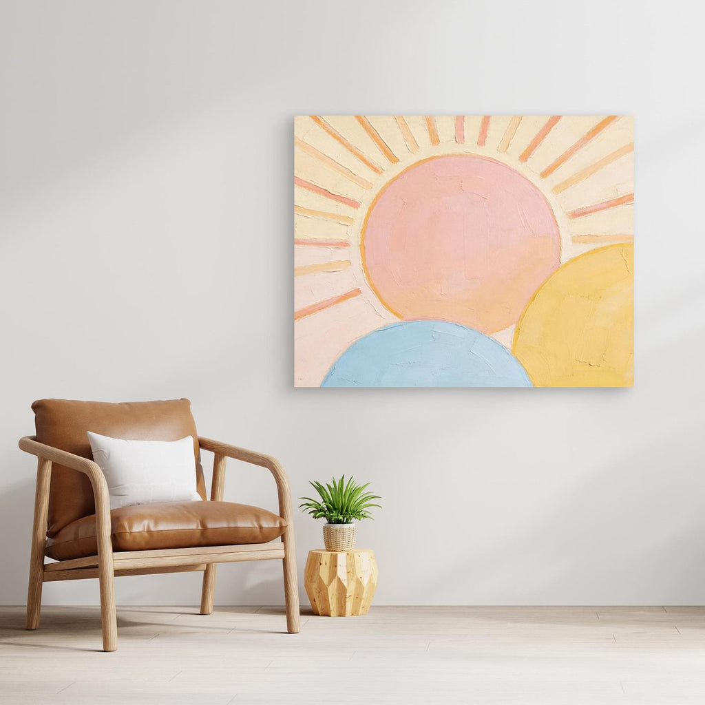 Triple Horizon Wall Canvas Art