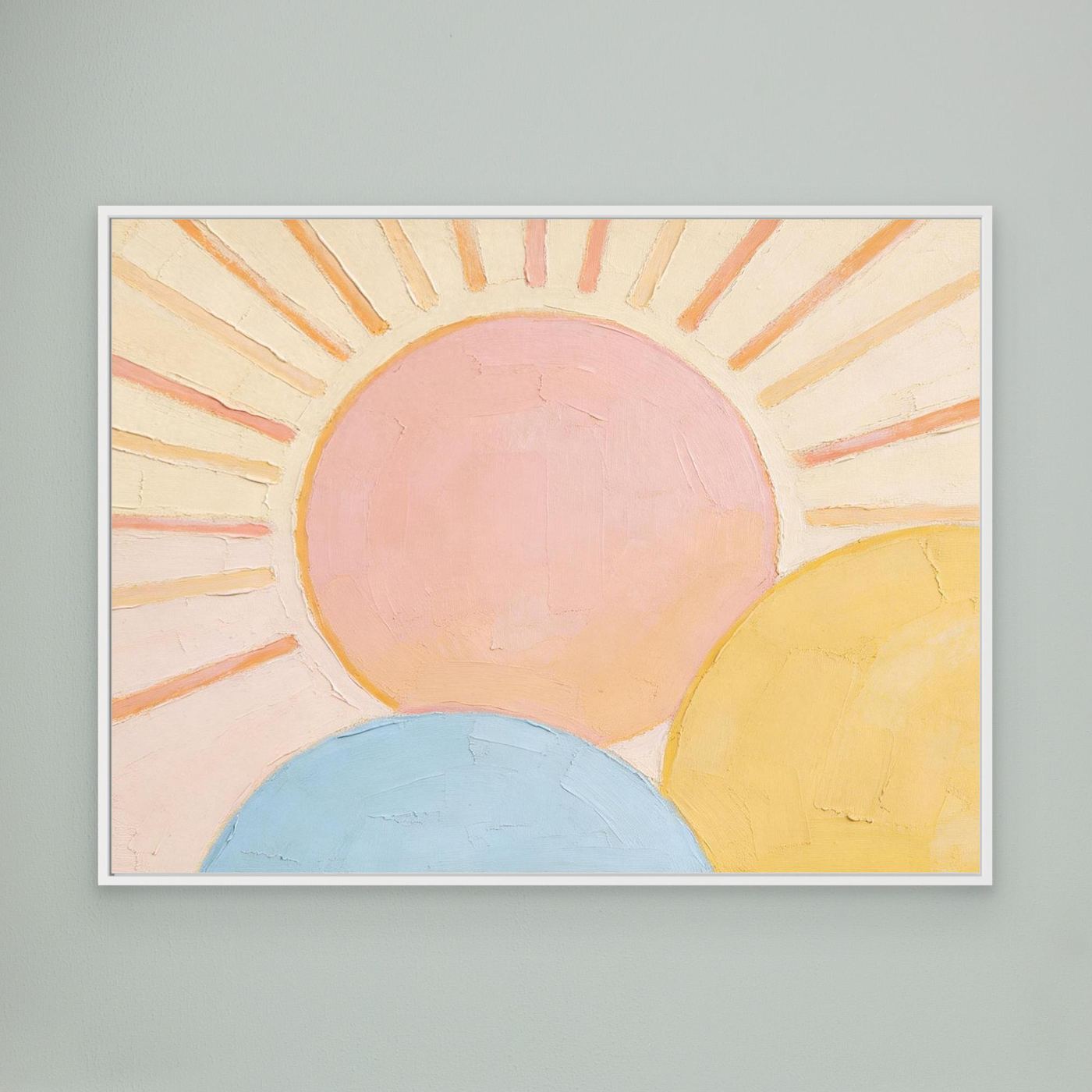 Triple Horizon Wall Canvas Art