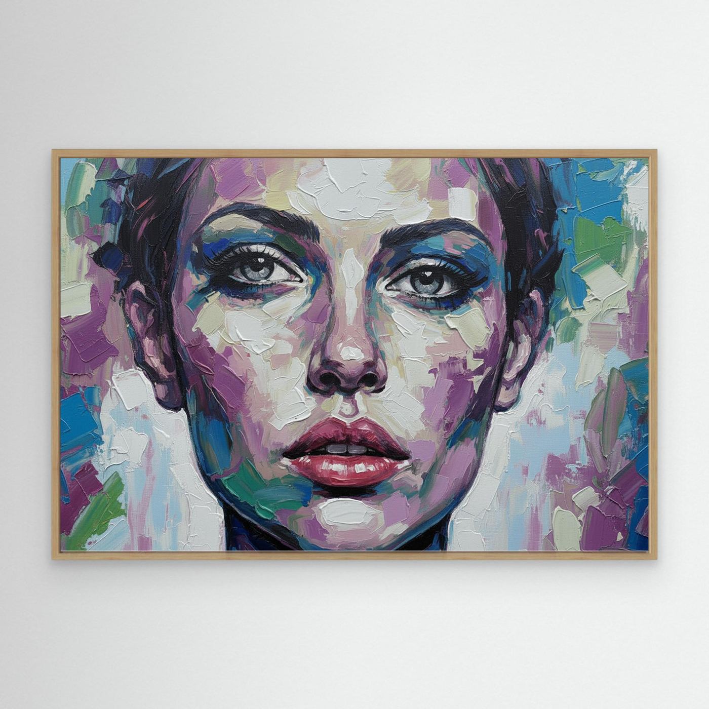  Chromatic Gaze Wall Canvas