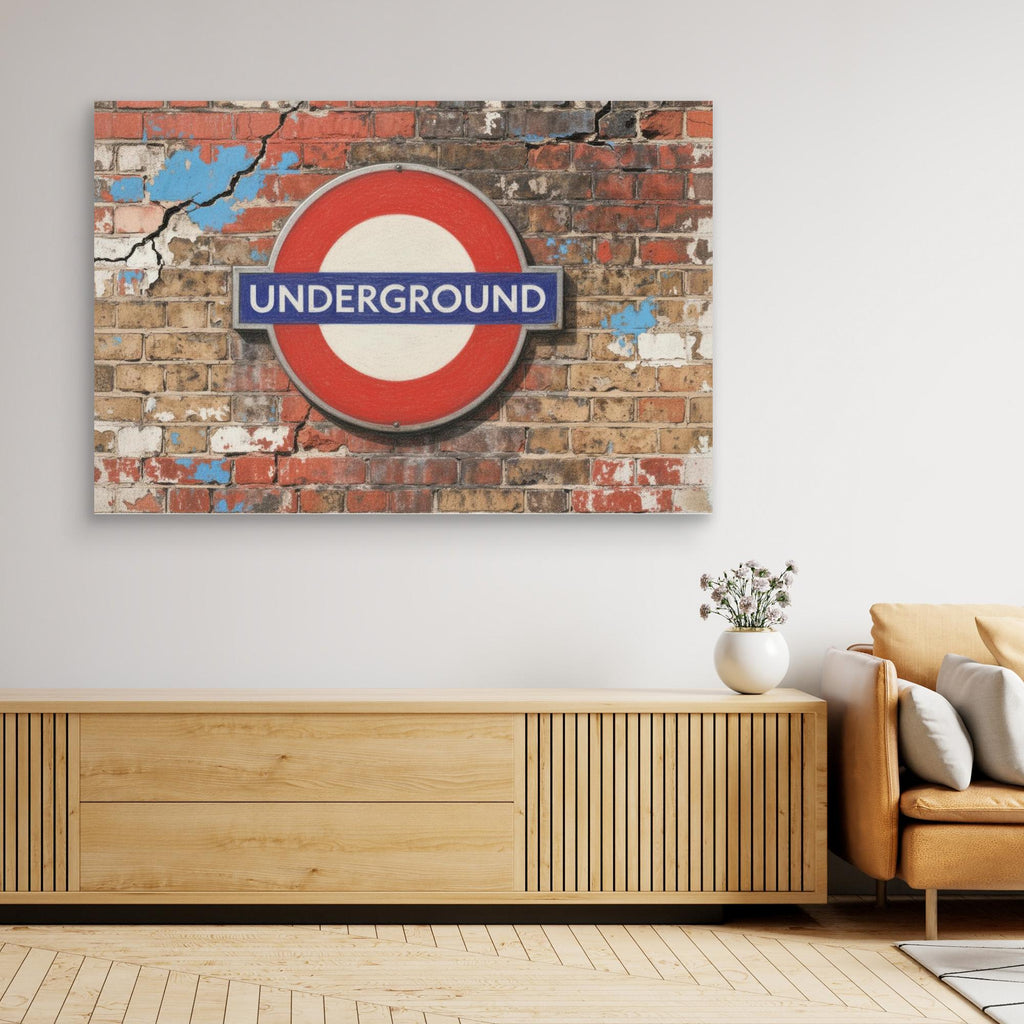 Retro London Underground Sign
